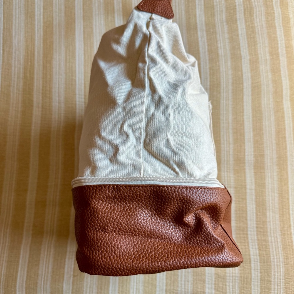 NWT GRAF GANTZ Tan and Cream Tote Bag - Picture 6 of 12